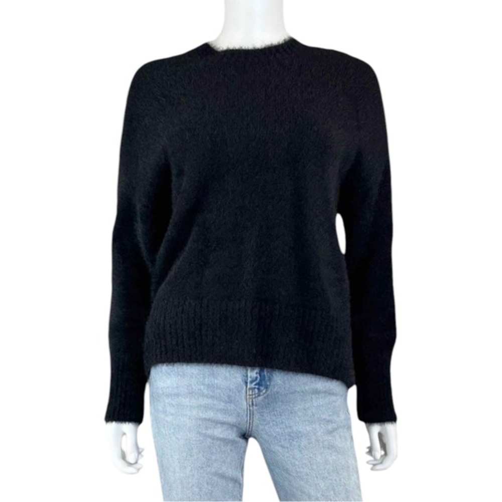 Karen Kane Black Fuzzy Sweater Size M E0668